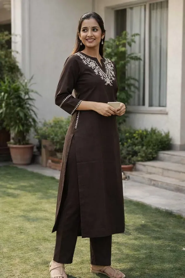 Women_S_Cotton_Kurti_With_Pant