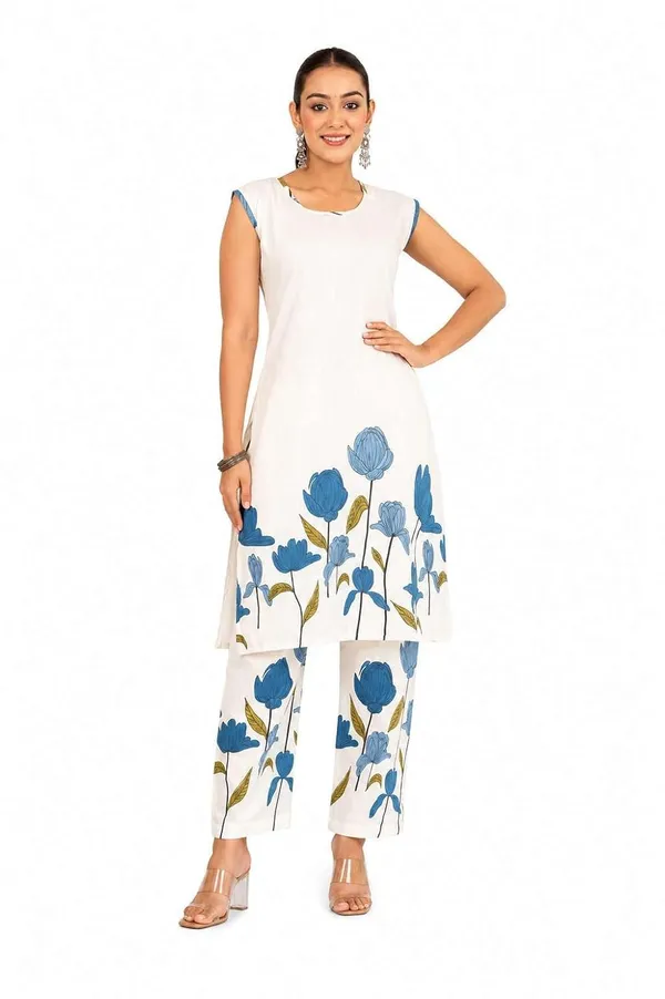 Women_S_Cotton_Straight_Kurti_With_Pant