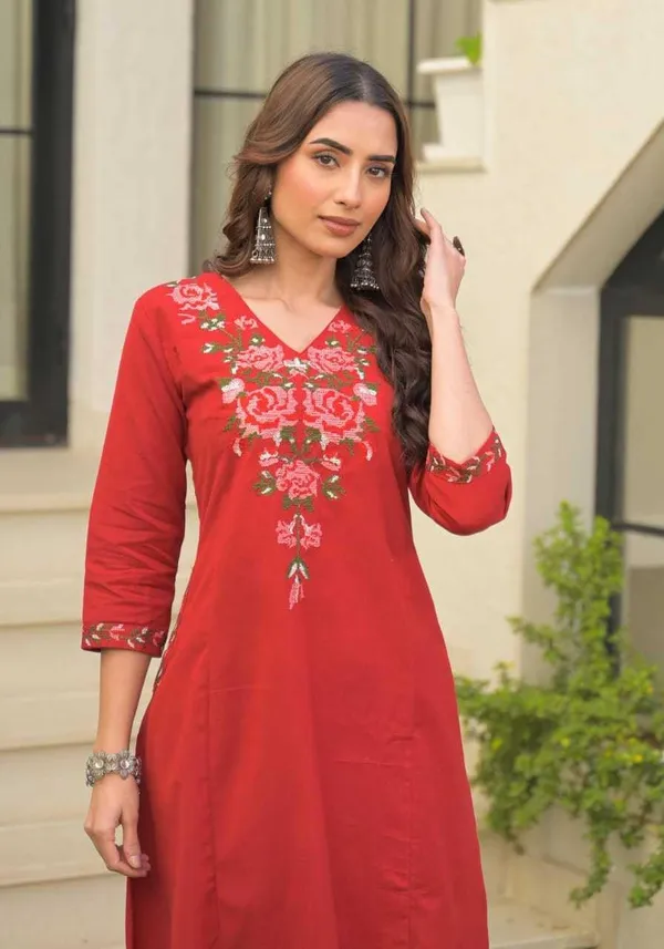 Women_S_Cotton_Embroidered_Kurti_With_Pant