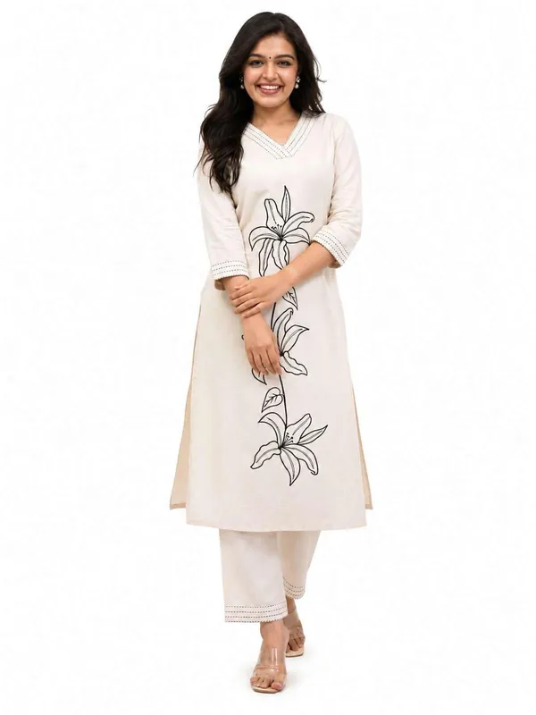 Women_S_Cotton_Kurti_With_Pant_Set