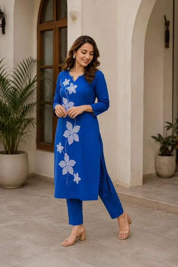 Women_S_Cotton_Straight_Kurti_With_Pant