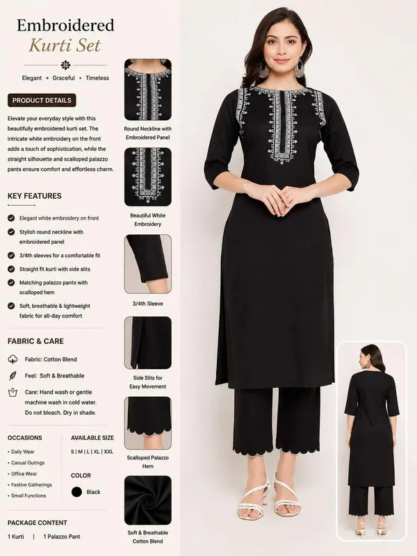 Women_S_Cotton_Kurti_With_Pant