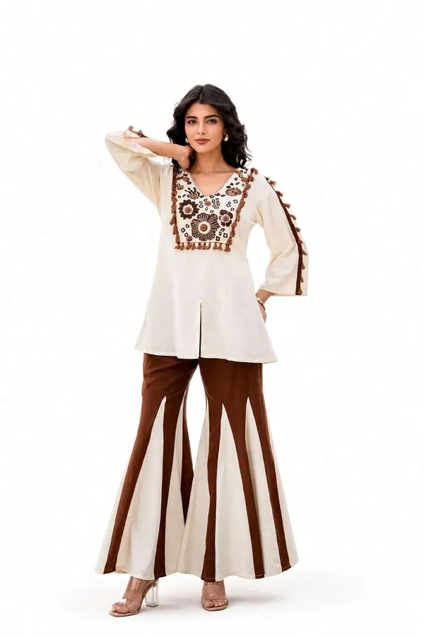 Women_S_Cotton_Embroidered_Kurti_With_Palazzo_Pant_Set