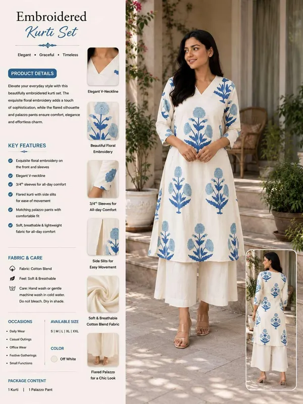 Women_S_Cotton_Kurti_With_Palazzo