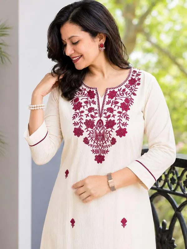 Women_S_Cotton_Embroidered_Straight_Kurti_With_Pant