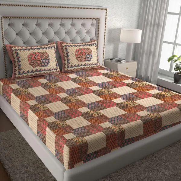 Cotton_Printed_Bedsheet_Set_With_Pillow_Covers