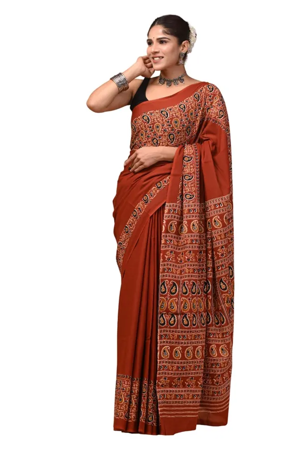 Women_S_Mulmul_Cotton_Printed_Saree_With_Blouse_Piece