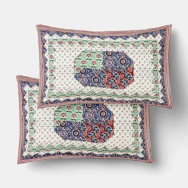 Cotton_Jaipuri_Sanganeri_Print_Bedsheet_Set_With_Pillow_Covers