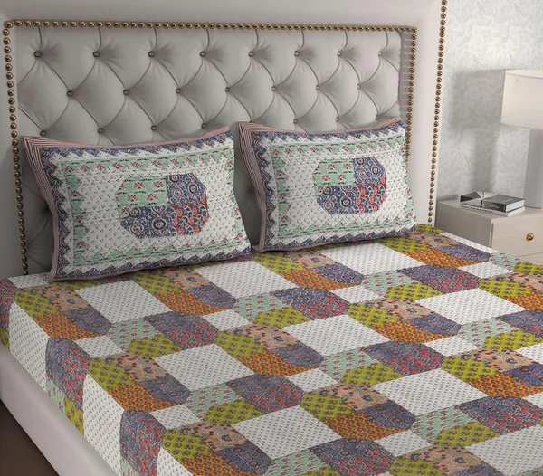 Cotton_Jaipuri_Sanganeri_Print_Bedsheet_Set_With_Pillow_Covers