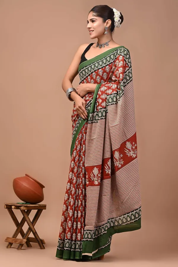 Women_S_Cotton_Printed_Saree_With_Blouse_Piece