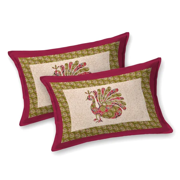 Cotton_Jaipuri_Sanganeri_Print_Bedsheet_Set_With_Pillow_Covers