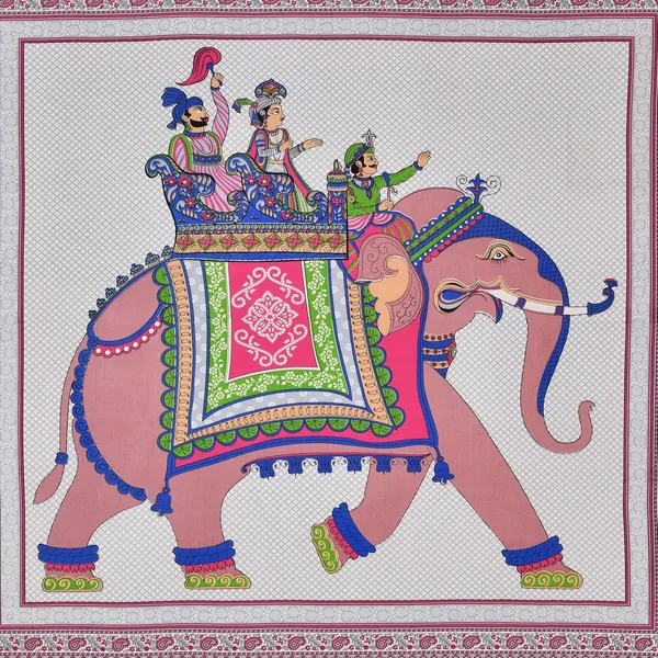 Cotton_Jaipuri_Sanganeri_Print_Bedsheet_Set_With_Pillow_Covers