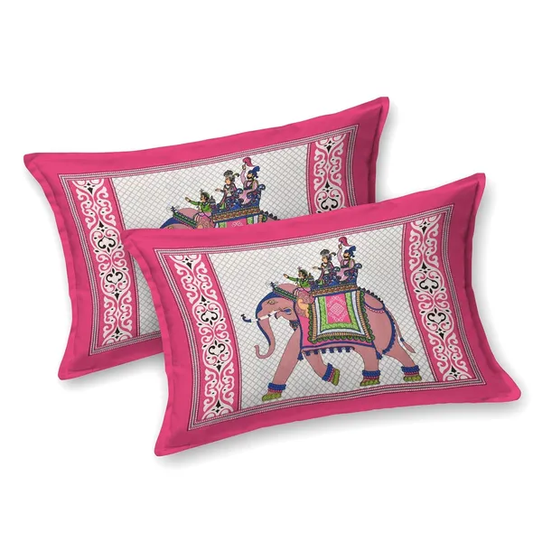 Cotton_Jaipuri_Sanganeri_Print_Bedsheet_Set_With_Pillow_Covers
