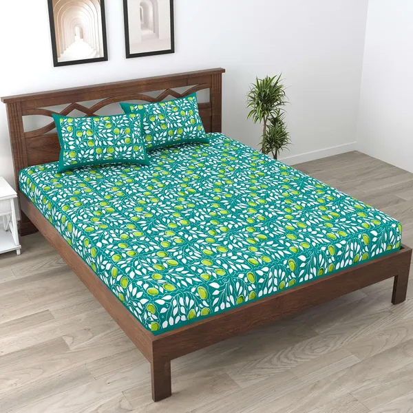 Cotton_Jaipuri_Sanganeri_Print_Bedsheet_Set_With_Pillow_Covers