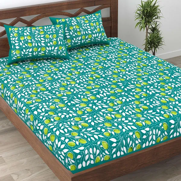 Cotton_Jaipuri_Sanganeri_Print_Bedsheet_Set_With_Pillow_Covers