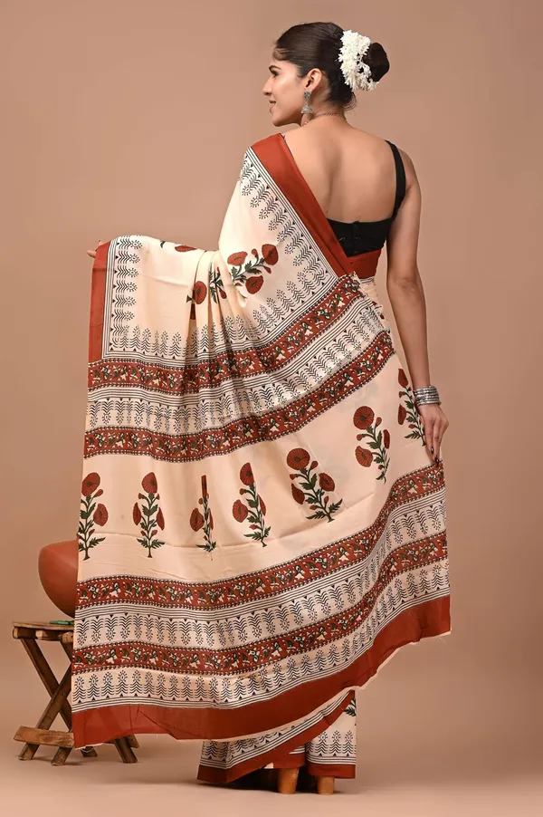 Women_S_Mulmul_Cotton_Printed_Saree_With_Blouse_Piece