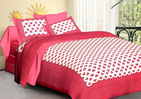 Cotton_Printed_Bedsheet_Set_With_Pillow_Covers