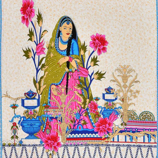 Cotton_Jaipuri_Sanganeri_Print_Bedsheet_Set_With_Pillow_Covers