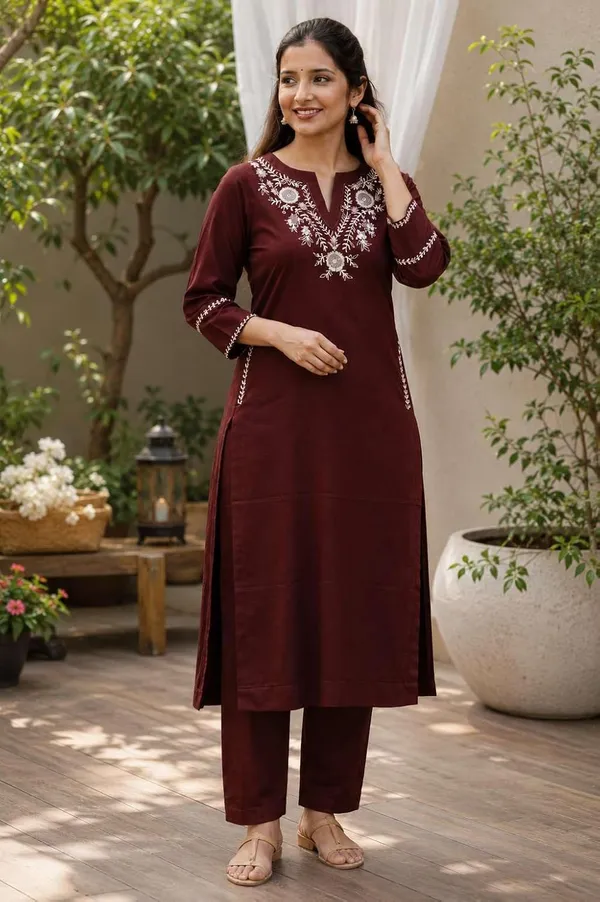 Women_S_Cotton_Embroidered_Kurti_With_Pant