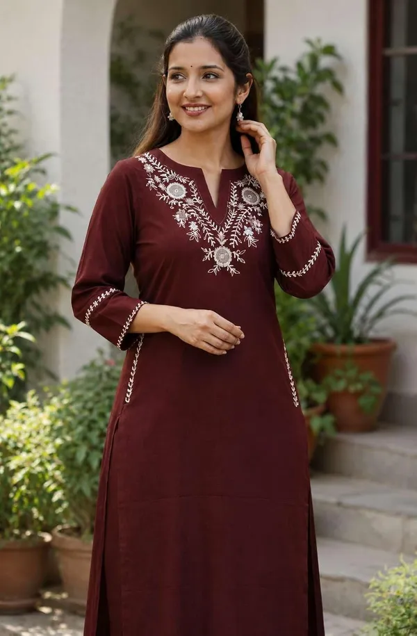 Women_S_Cotton_Embroidered_Kurti_With_Pant
