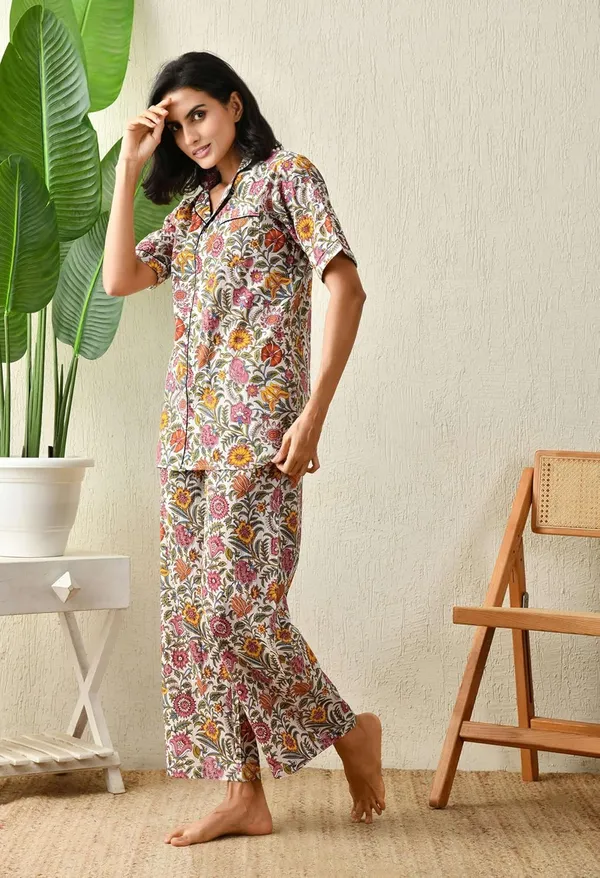 Women_S_Cotton_Lapel_Collar_Night_Suit