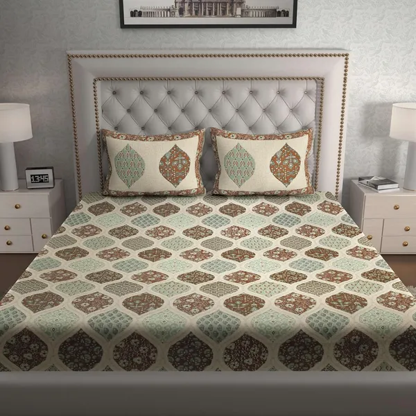Cotton_Jaipuri_Sanganeri_Print_Bedsheet_Set_With_Pillow_Covers