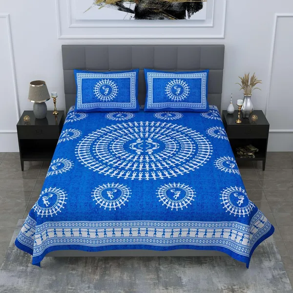 Cotton_Printed_Bedsheet_Set_With_Pillow_Covers