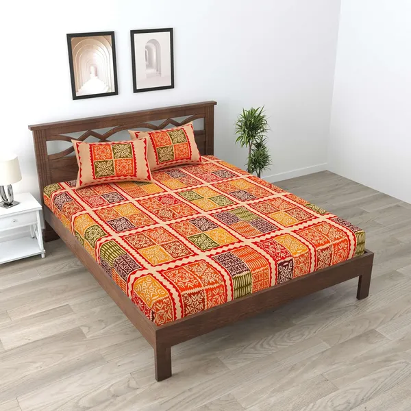 Cotton_Jaipuri_Sanganeri_Print_Bedsheet_Set_With_Pillow_Covers