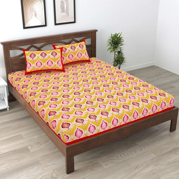 Cotton_Jaipuri_Print_Bedsheet_Set_With_Pillow_Covers