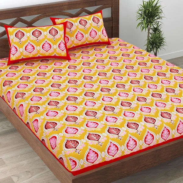 Cotton_Jaipuri_Print_Bedsheet_Set_With_Pillow_Covers