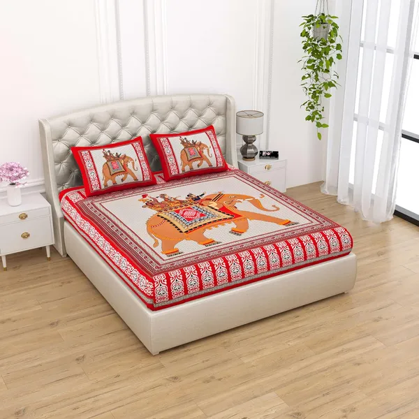 Cotton_Jaipuri_Print_Bedsheet_Set_With_Pillow_Covers
