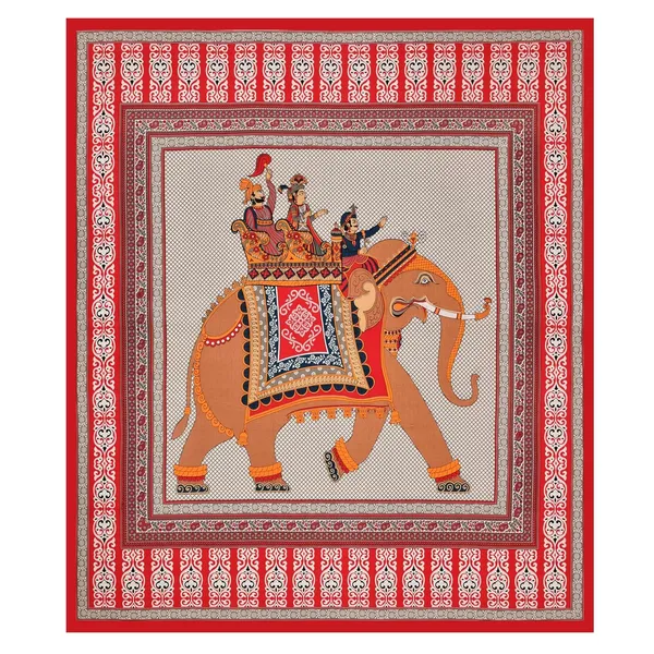Cotton_Jaipuri_Print_Bedsheet_Set_With_Pillow_Covers