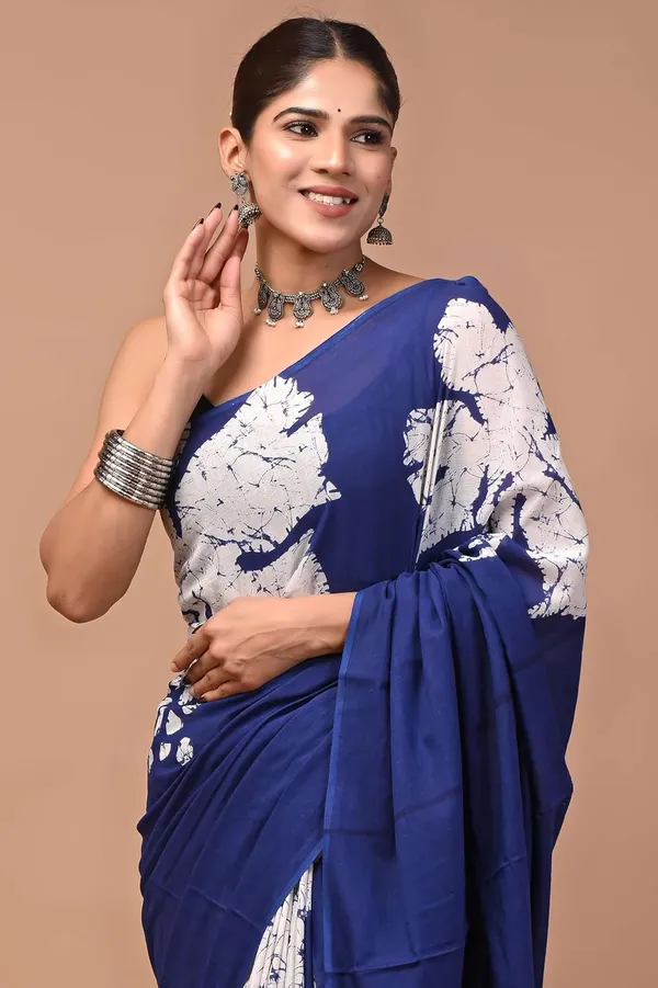 Women_S_Mulmul_Cotton_Printed_Saree_With_Blouse_Piece