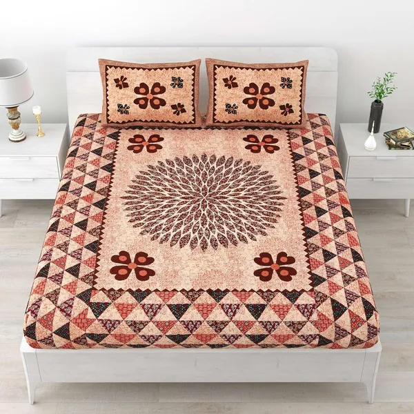 Cotton_Jaipuri_Sanganeri_Print_Bedsheet_Set_With_Pillow_Covers