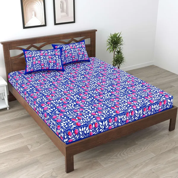 Cotton_Jaipuri_Print_Bedsheet_Set_With_Pillow_Covers
