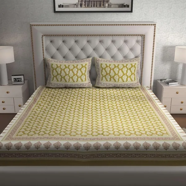 Cotton_Printed_Bedsheet_Set_With_Pillow_Covers