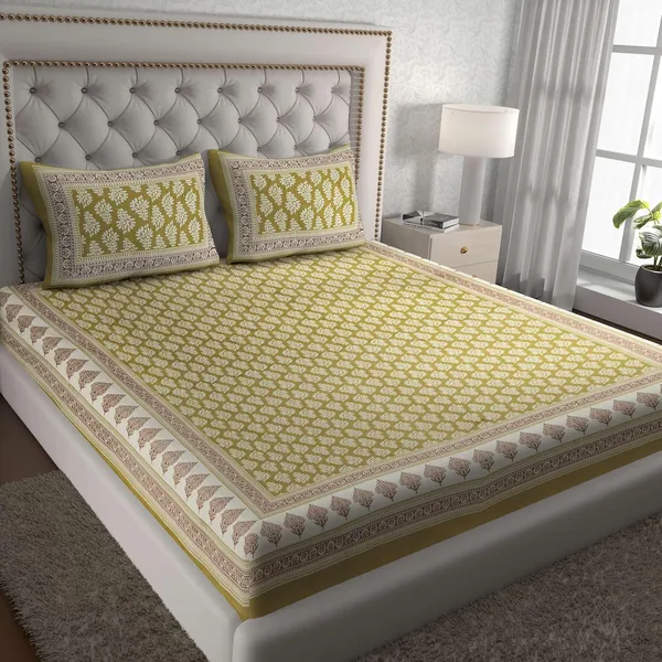 Cotton_Printed_Bedsheet_Set_With_Pillow_Covers