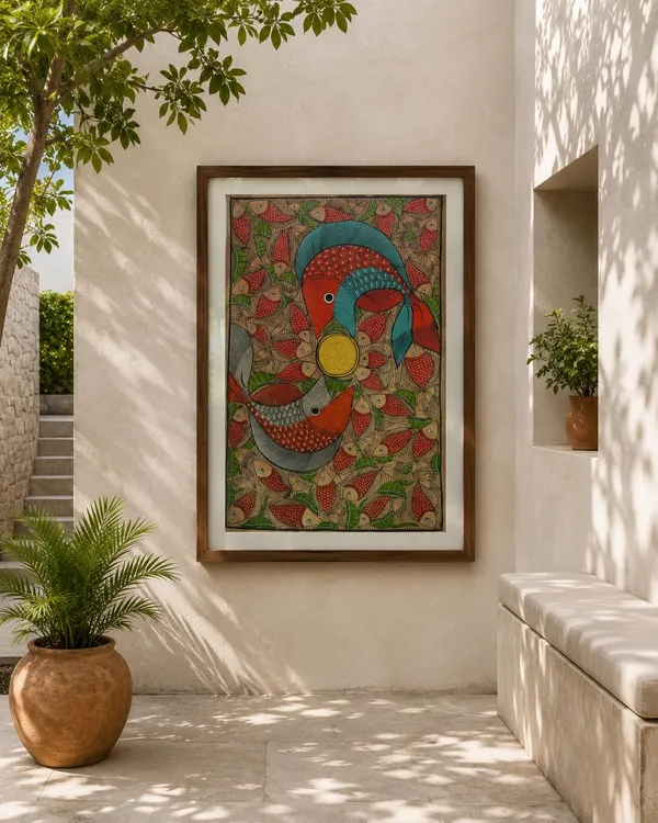 Madhubani_Fish_Painting