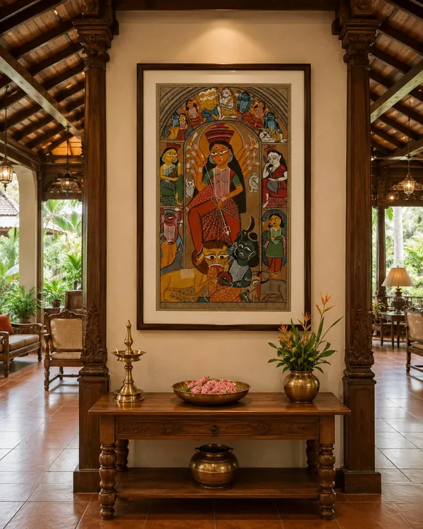 Madhubani_Painting_With_Frame