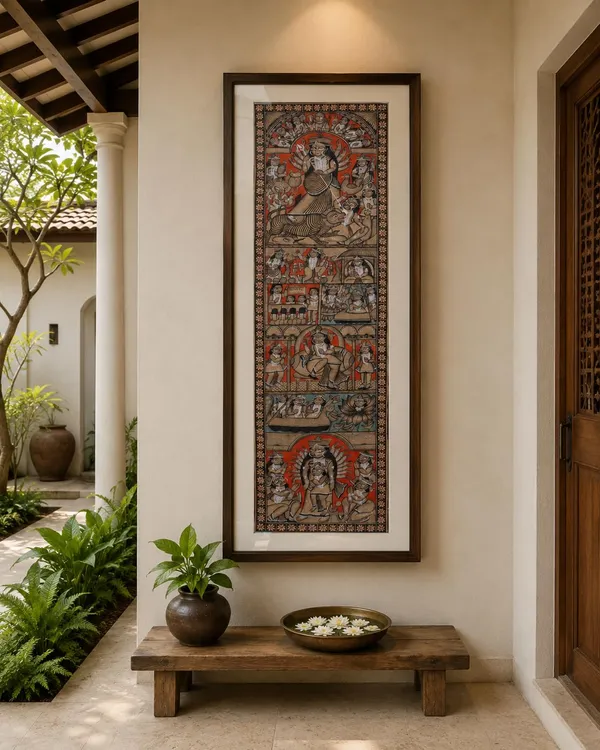 Madhubani_Painting_Goddess_Durga