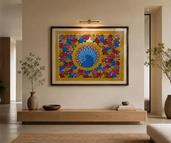 Madhubani_Peacock_Painting