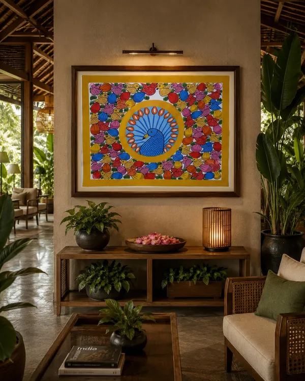 Madhubani_Peacock_Painting