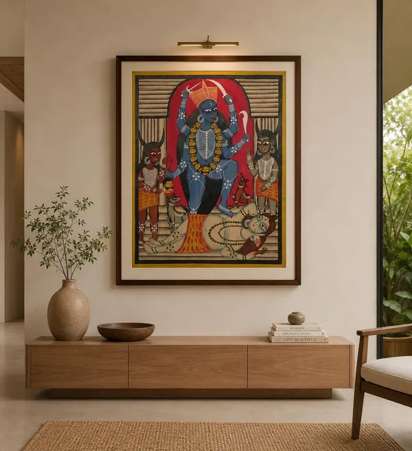 Kali_Pattachitra_Canvas_Painting