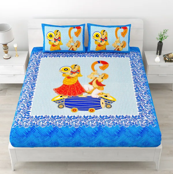 Cotton_Printed_Bedsheet_Set_With_Pillow_Covers