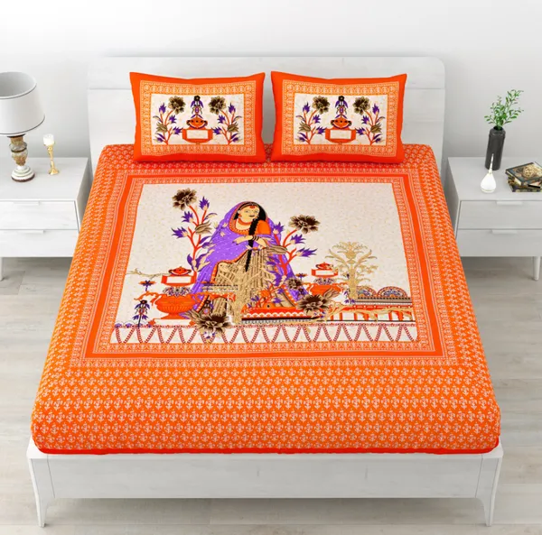 Cotton_Jaipuri_Print_Bedsheet_Set_With_Pillow_Covers