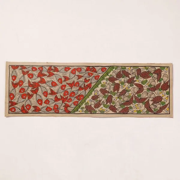 Prithviya_Collective_Handcrafted_Indian_Folk_Art_Village_Life_Narrative_Wall_Hanging_Painting