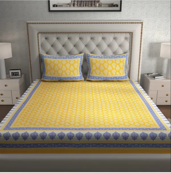 Cotton_Printed_Bedsheet_Set_With_Pillow_Covers