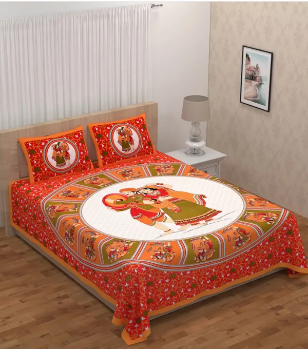 Cotton_Printed_Bedsheet_Set_With_Pillow_Covers