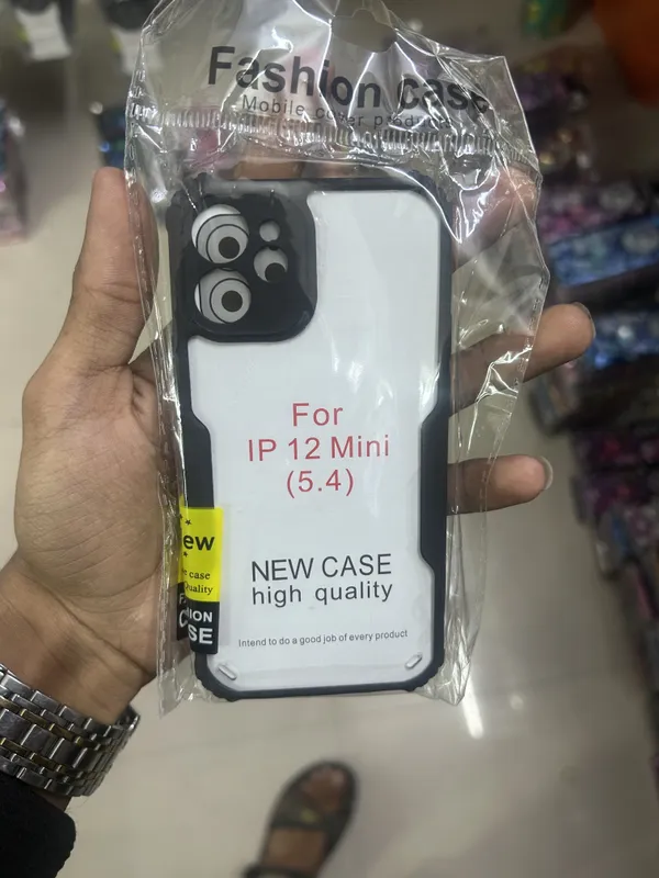 Onetech_Back_Cover_For_Iphone_12_Mini_(Transparent)