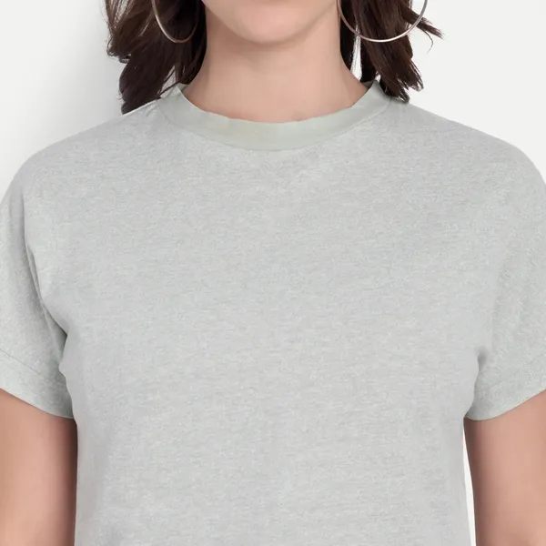 Light_Green_Hosiery_T-Shirt_For_Women